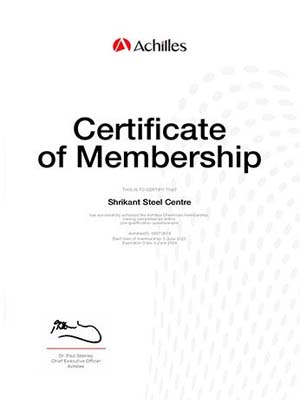 Certificate Membership 