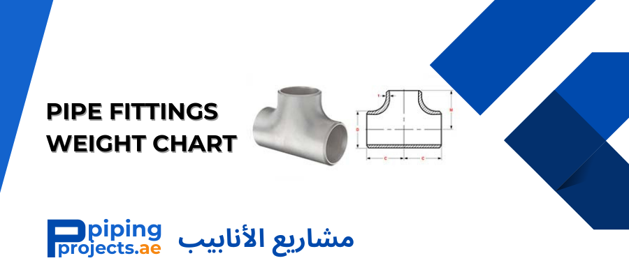 Pipe Fitting Weight Chart in kg, mm, PDF